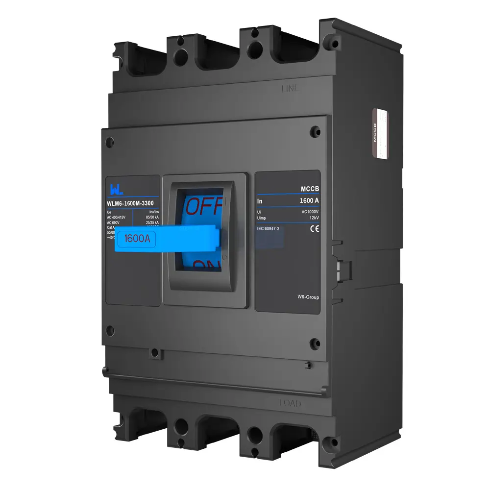 WLM6-1600A-3300 3P/4P  WLM6 Series  thermal magnetic type breaker 400V/690V 1600 amp 3/4 Poles