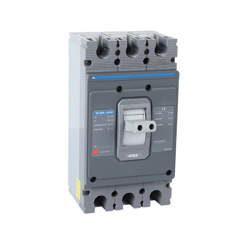 WLM8-400H-3300 WLM8-400-3300 3P  400A 400 amp circuit breaker thermal magnetic release mccb 3 poles circuit breaker
