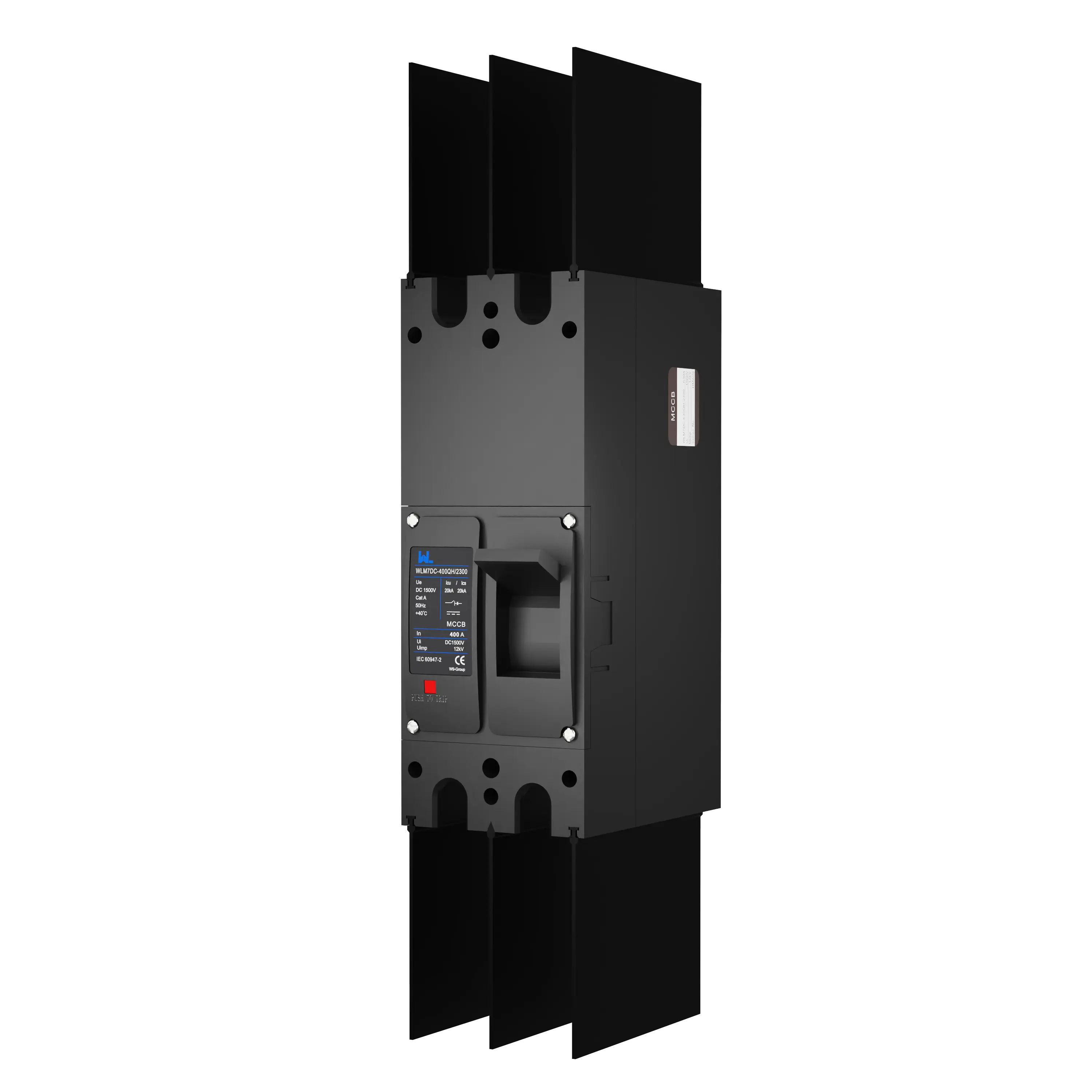 WLM7DC-400A-2300 2Poles WLM7DC Series Photovoltaic solar type dc mccb 250vdc/500vdc/750VDC/1000VDC/1500VDC 250A 3 Poles solar mccb