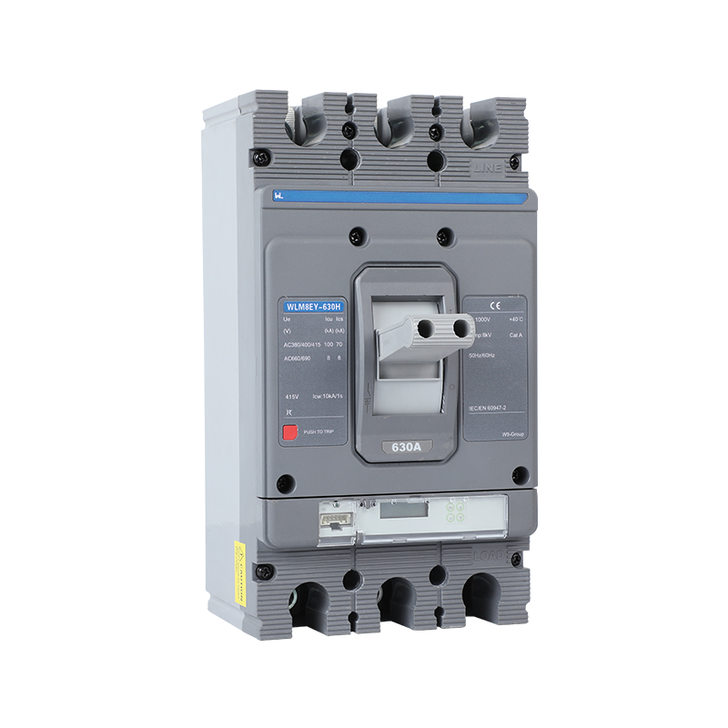 WLM8EY-630H-3300 630a mccb LCD circuit breaker 3p mccb molded case circuit breaker