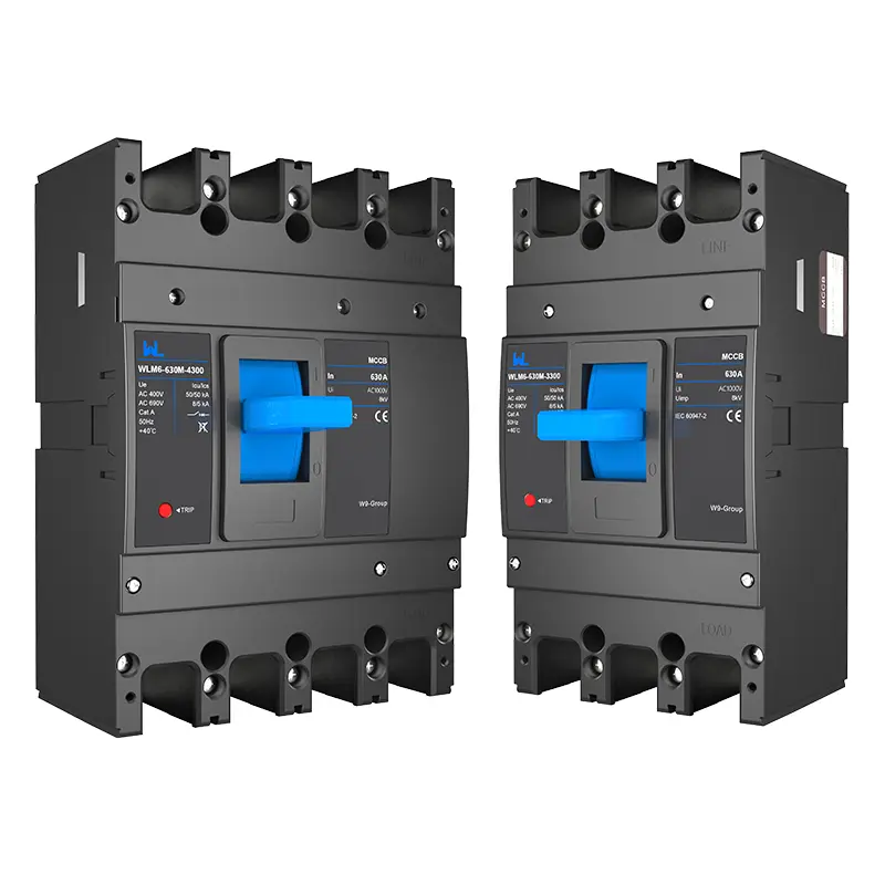 MCCB circuit breaker WLM6-630A-3300 3...