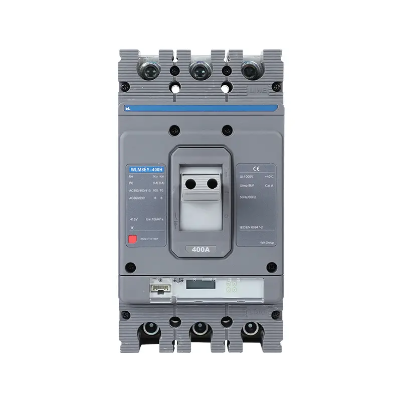WLM8EY-400H-3300 400 amp circuit breaker 3 poles circuit breaker circuit breaker electric Lcd mccb