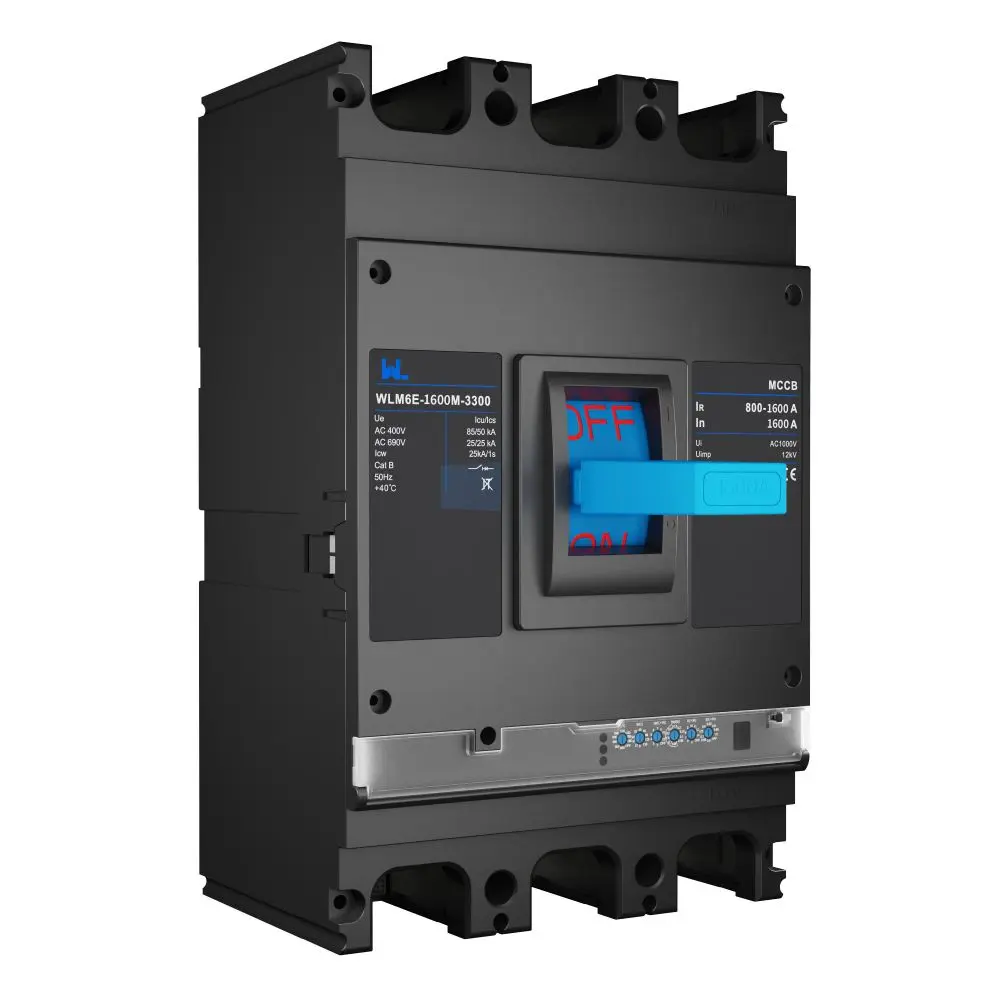 MCCB circuit breaker WLM6E-1600-3300 3P/4P WLM6E Series MCCB 1600A electronic circuit breaker 400V/690V 3 Poles/4 Poles