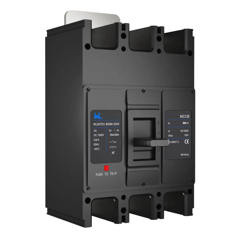 WLM7DC-800A-2300  2Poles   3Poles   WLM7DC Series 1500vdc Photovoltaic solar type Molded Case Circuit Breakers 250vdc/500vdc/750VDC/1000VDC/1500VDC 800A Photovoltaic DC circuit break