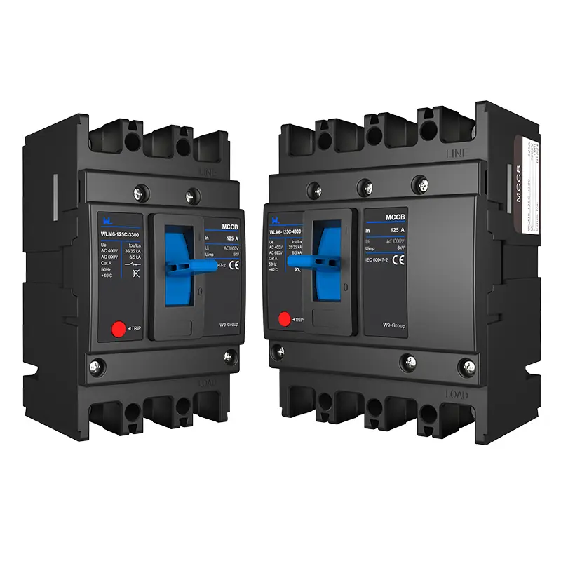 MCCB circuit breaker WLM6 Series ther...