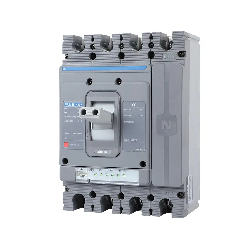 WLM8E-400H-4300 4 poles circuit breaker LSIG MCCB circuit breaker electric 400A MCCB