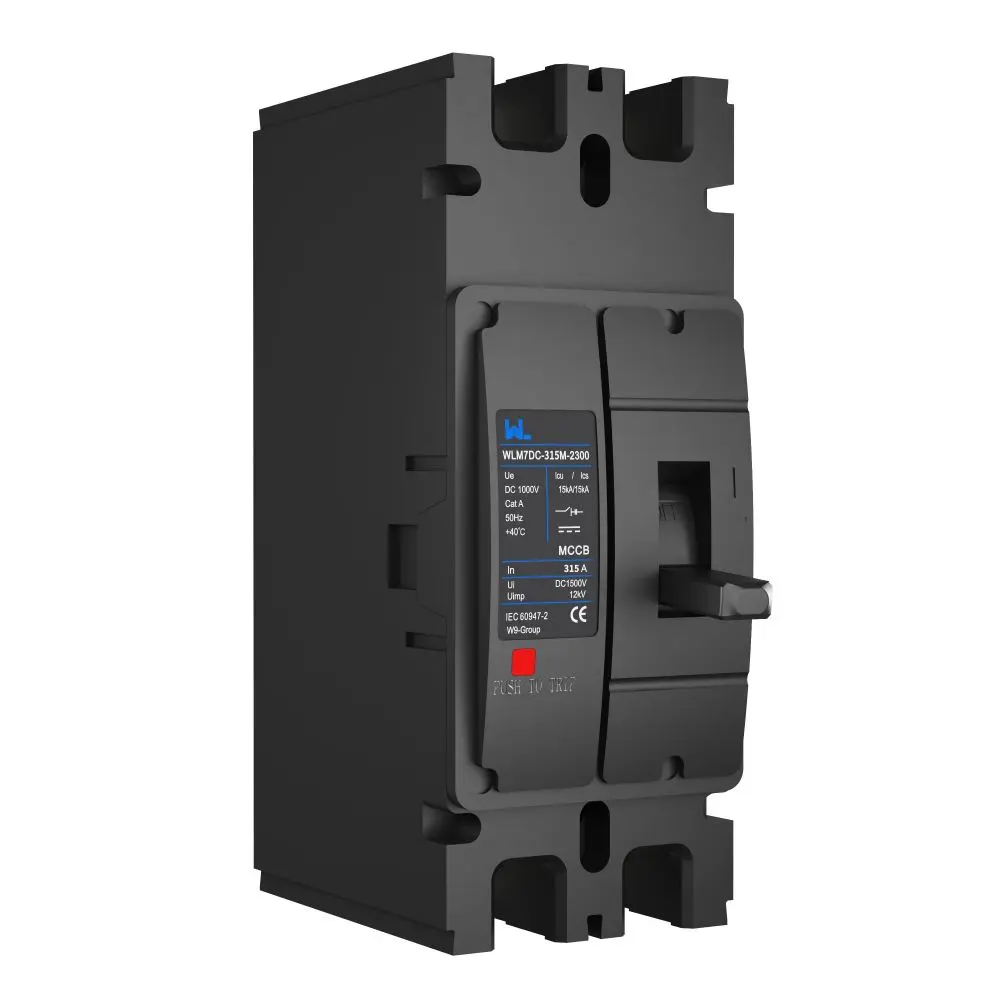 WLM7DC-315A-3300 2P/3P WLM7DC Series Photovoltaic solar type dc mccb 250vdc/500vdc/750VDC/1000VDC/1500VDC 315A 3 Poles