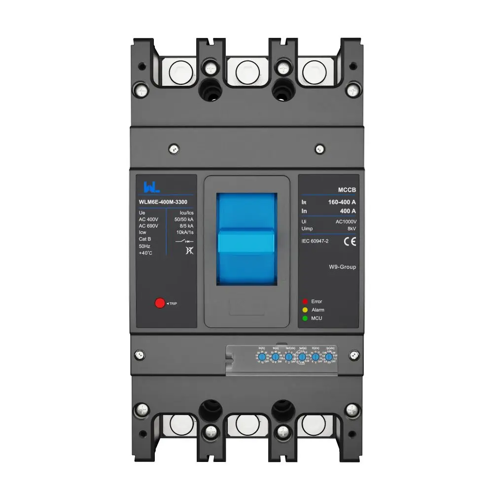 MCCB circuit breaker WLM6E-400A-3300 ...