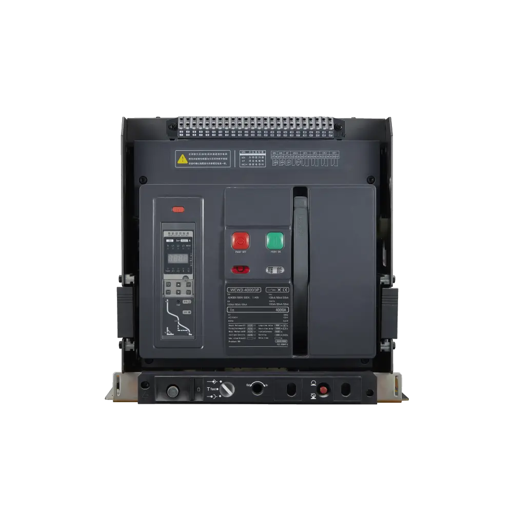 Air circuit breaker WEW3-4000  acb withdrawable type acb  fixed type 1000VAC/1500VAC 4000A 3p acb 4p acb