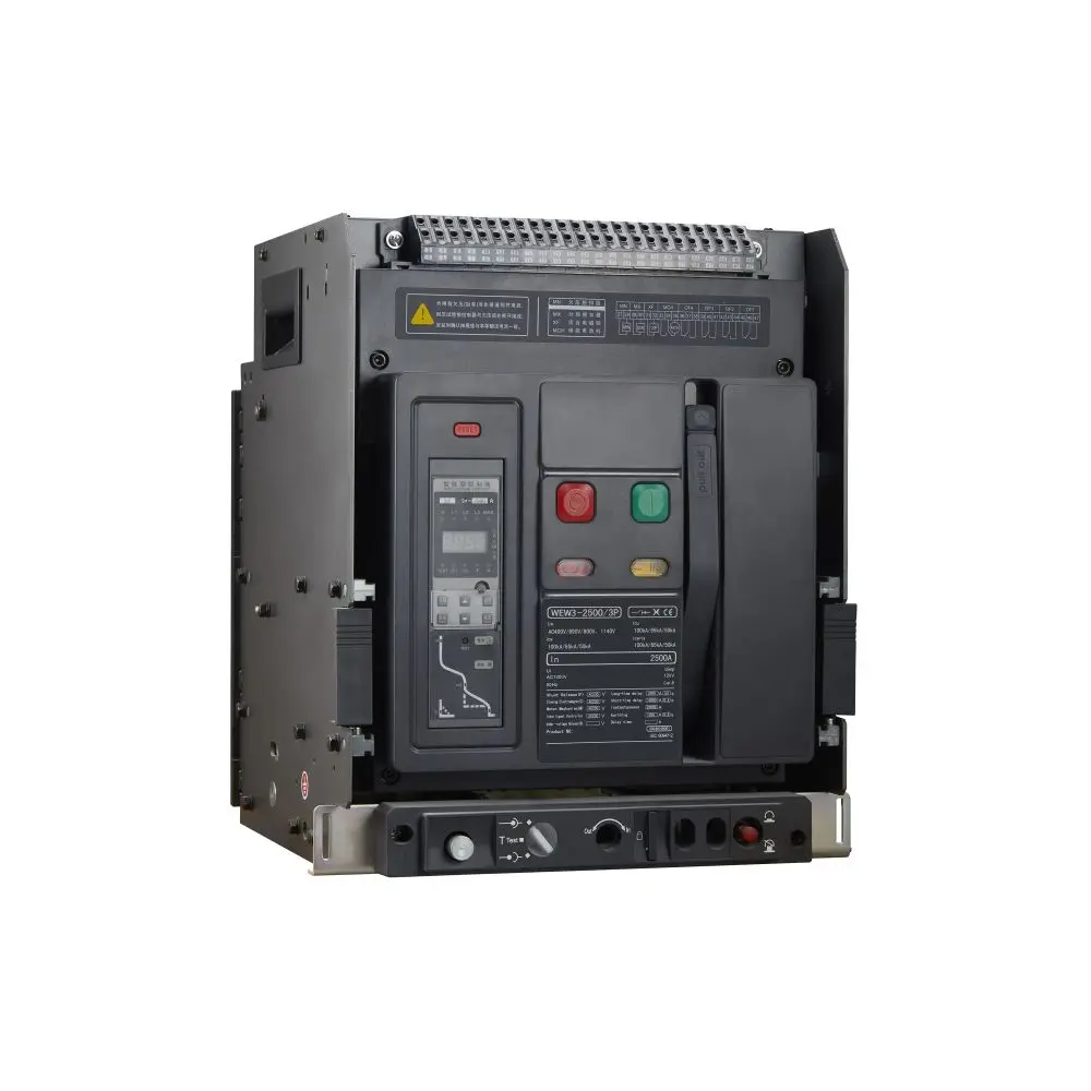 Air circuit breaker WEW3-2500 ACB breaker withdrawable type acb  fixed type type 1000VAC/1500VAC 2500A 3p acb 4p acb