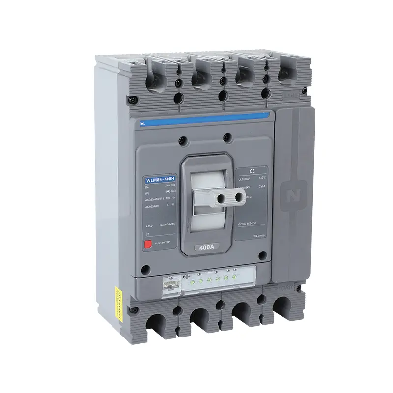 WLM8E-400H-4300 4 poles circuit breaker LSIG MCCB circuit breaker electric 400A MCCB