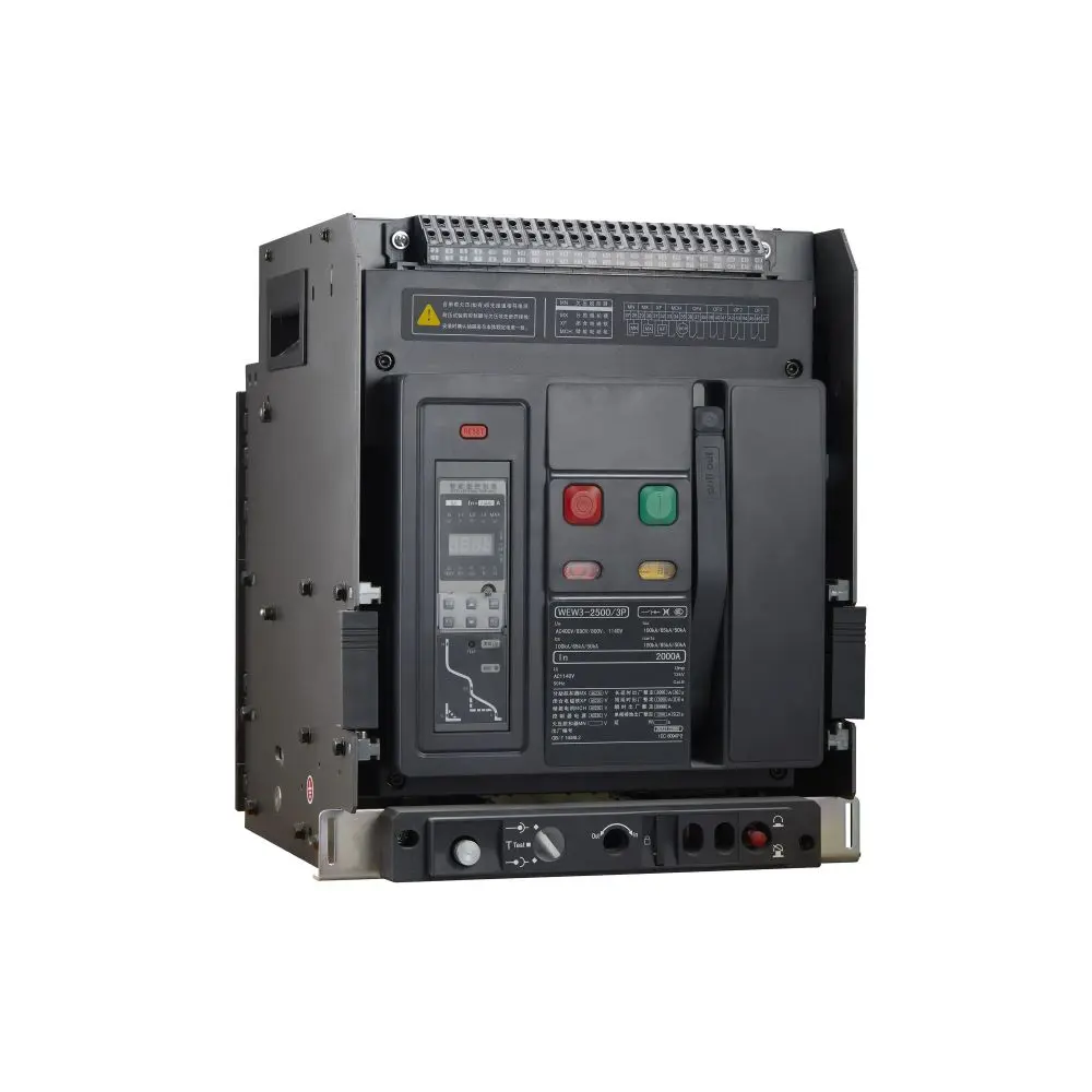 Air circuit breaker WEW3-2500 ACB breaker withdrawable type acb  fixed type type 1000VAC/1500VAC 2500A 3p acb 4p acb