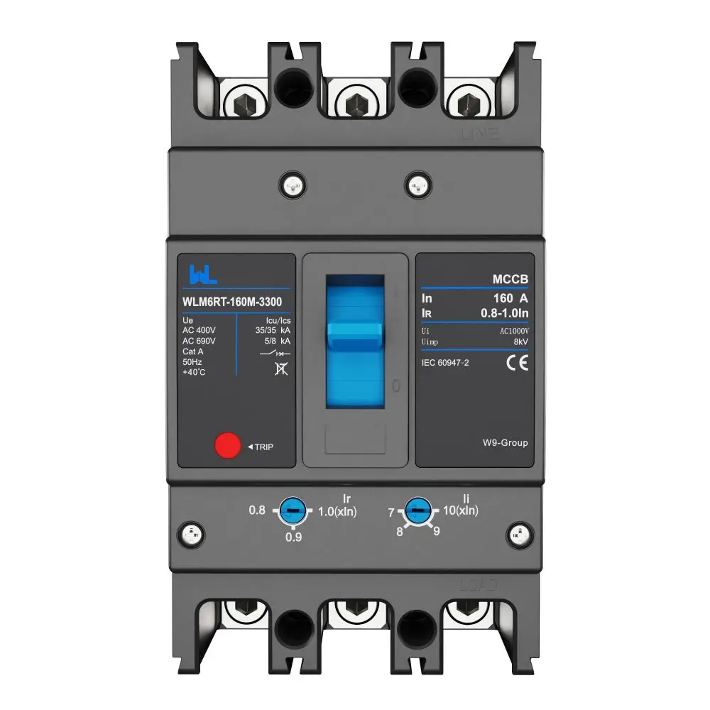 Adjustable Mccb WLM6RT-160A-3300 3P  ...