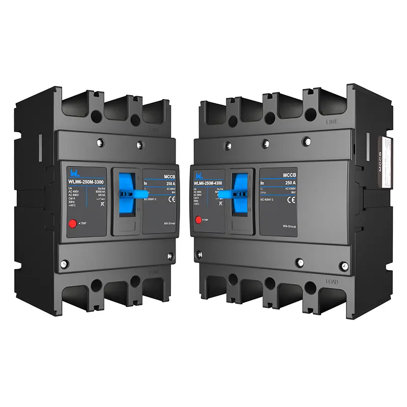MCCB circuit breaker WLM6 Series indu...