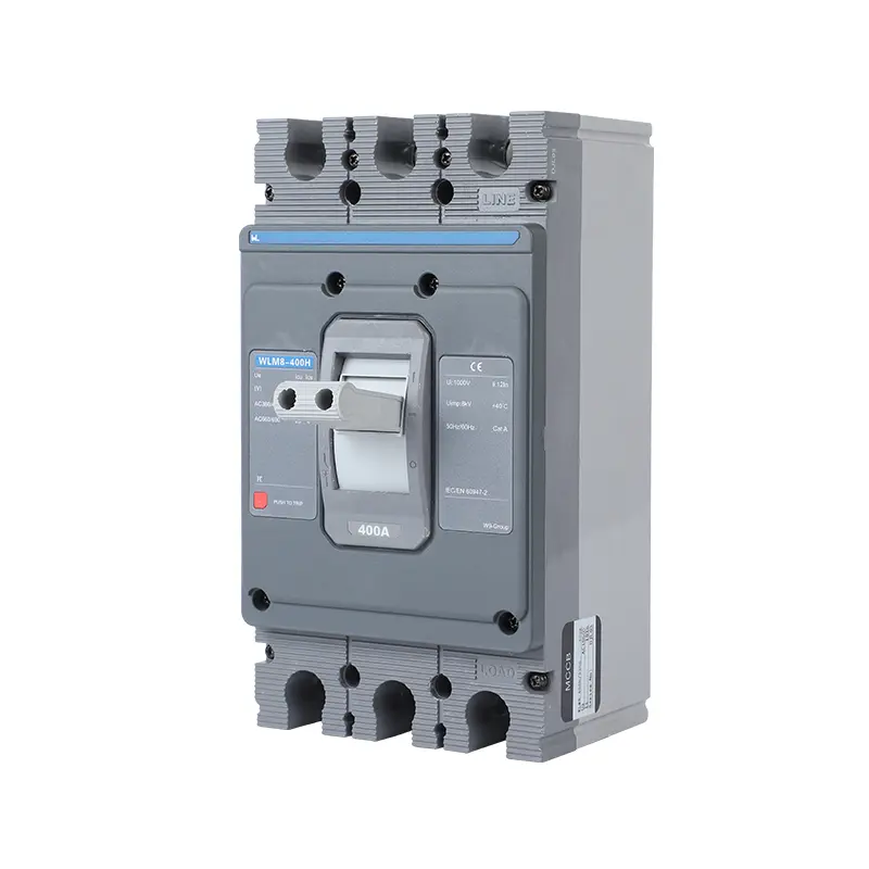 WLM8-400H-3300 WLM8-400-3300 3P  400A 400 amp circuit breaker thermal magnetic release mccb 3 poles circuit breaker