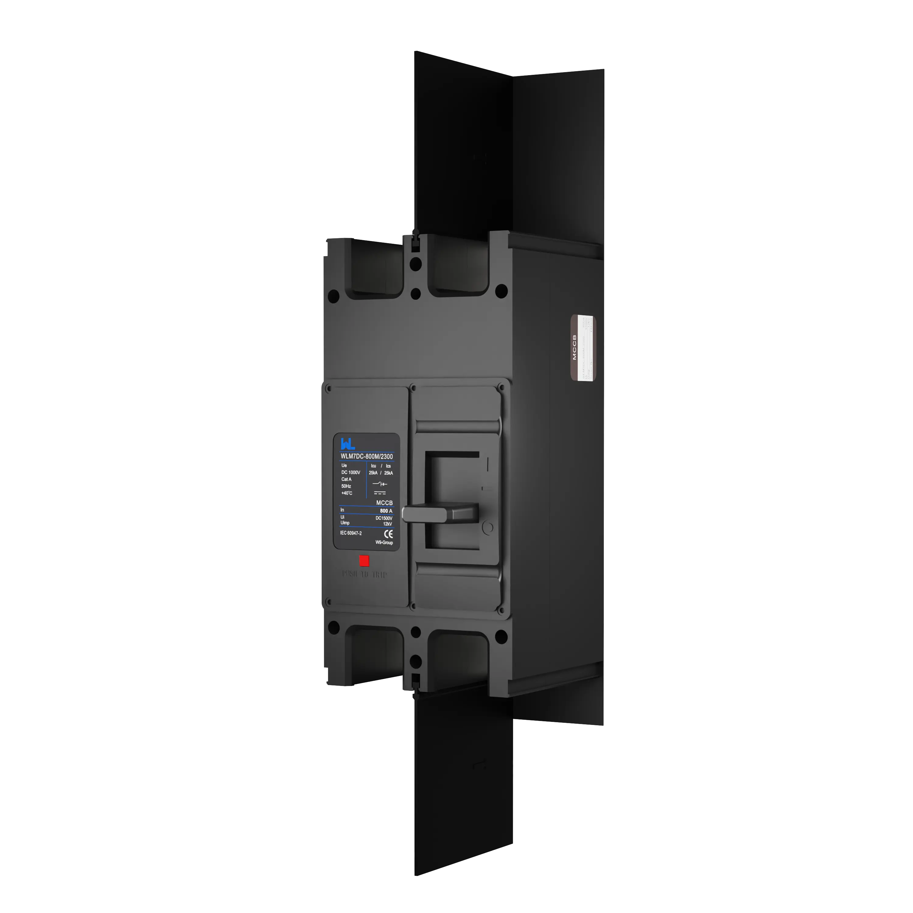 WLM7DC-800A-2300  2Poles   3Poles   WLM7DC Series 1500vdc Photovoltaic solar type Molded Case Circuit Breakers 250vdc/500vdc/750VDC/1000VDC/1500VDC 800A Photovoltaic DC circuit break