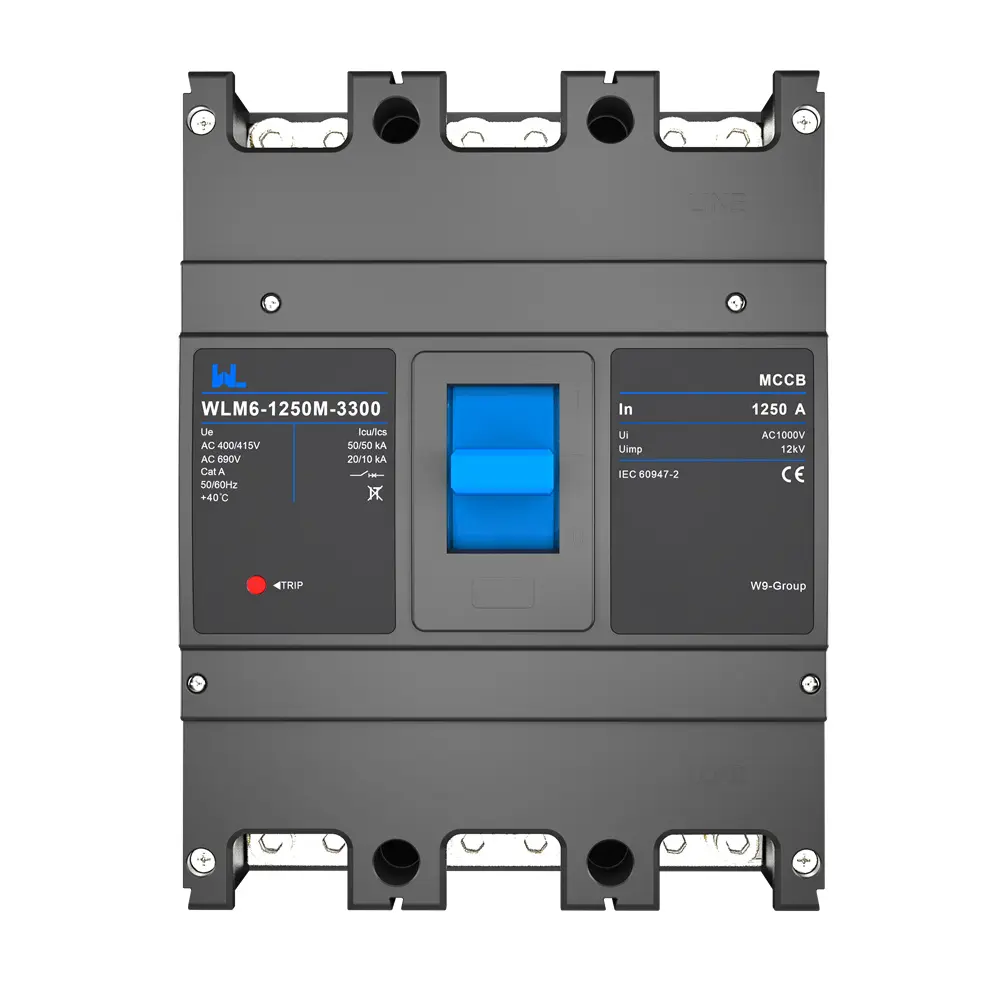 WLM6-1250A-3300 3P/4P  WLM6 Series  thermal magnetic type breaker 400V/690V 1250 amp 3/4 Poles