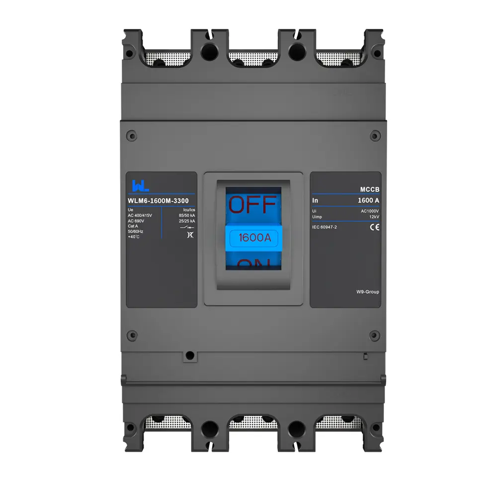 WLM6-1600A-3300 3P/4P  WLM6 Series  thermal magnetic type breaker 400V/690V 1600 amp 3/4 Poles