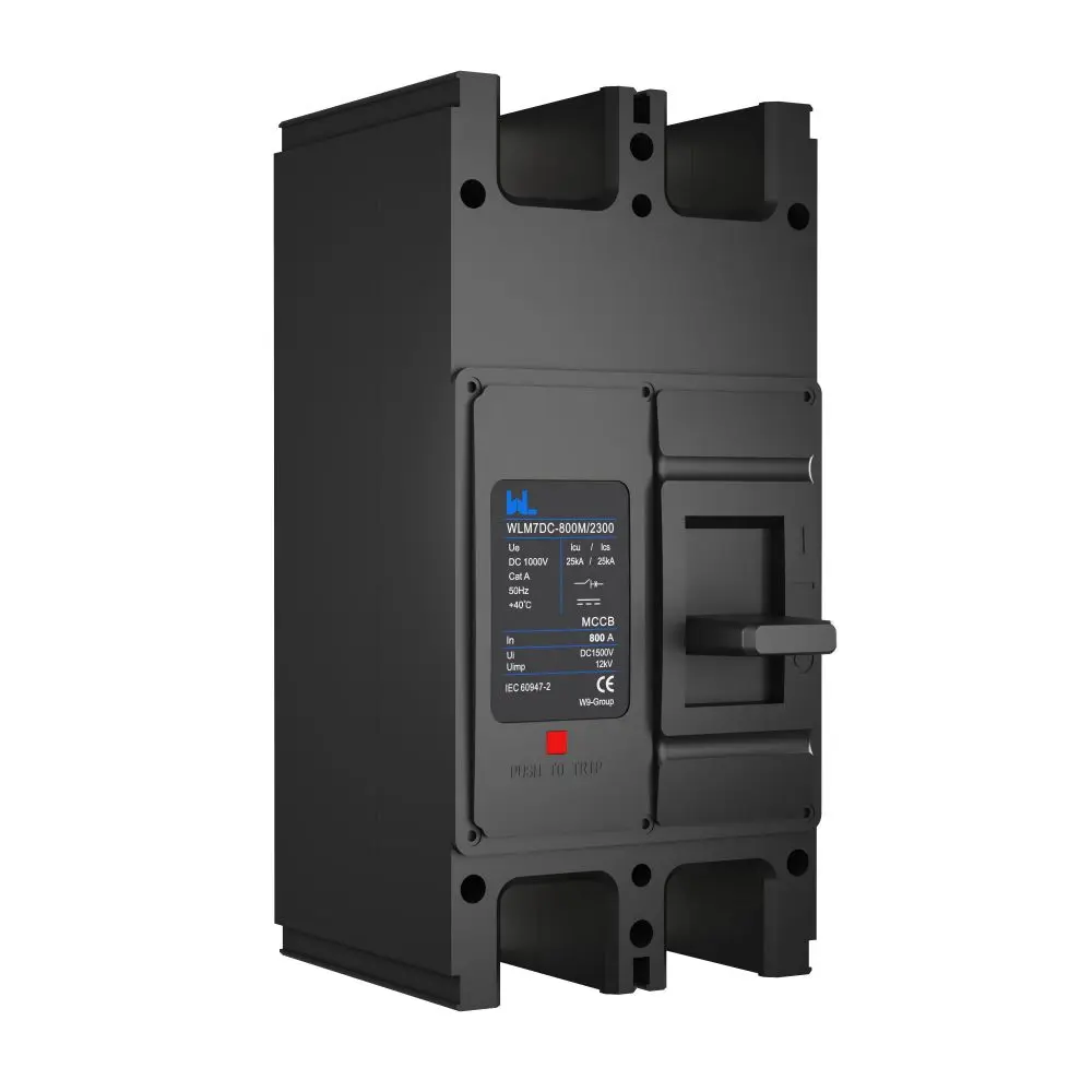 WLM7DC-800A-2300  2Poles   3Poles   WLM7DC Series 1500vdc Photovoltaic solar type Molded Case Circuit Breakers 250vdc/500vdc/750VDC/1000VDC/1500VDC 800A Photovoltaic DC circuit break