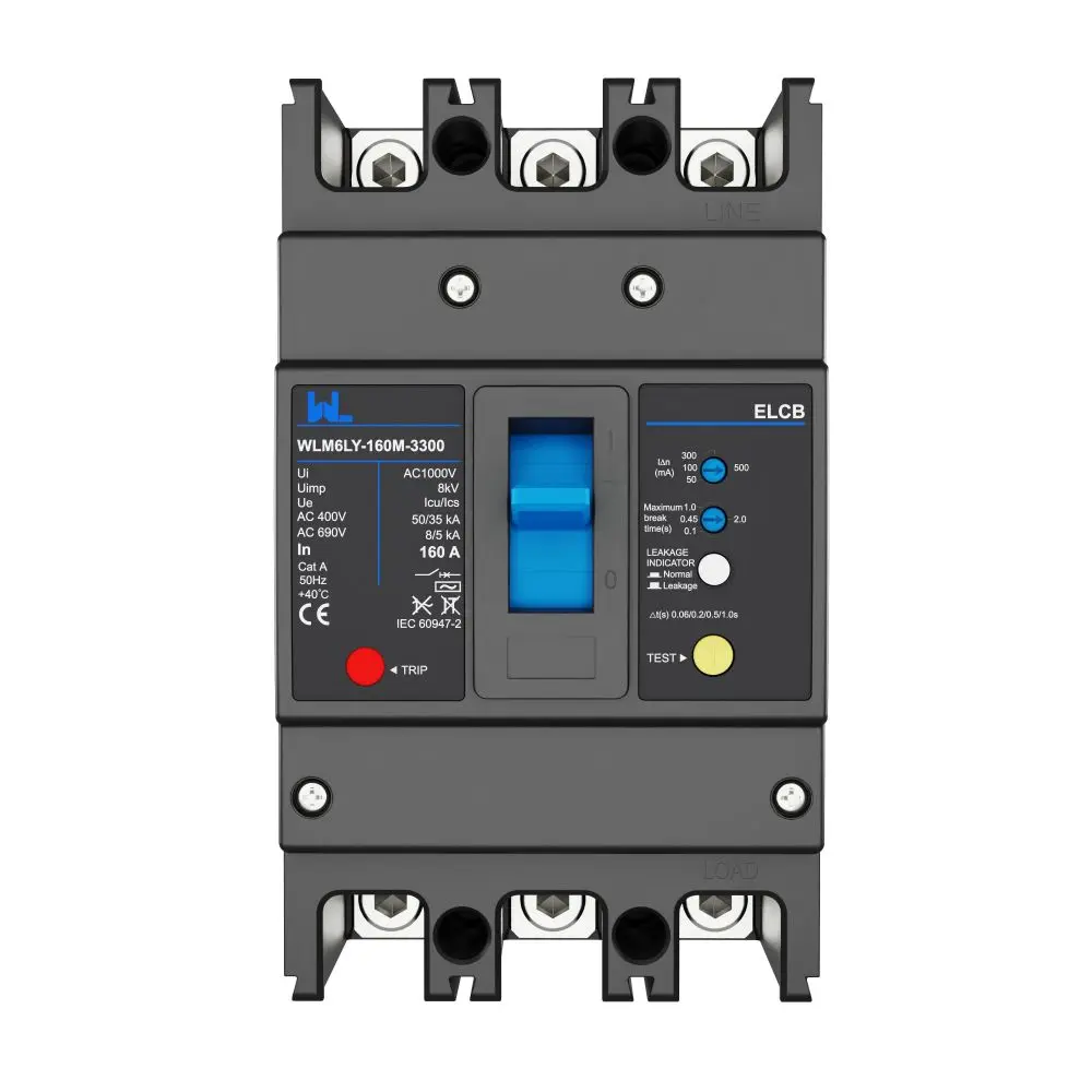 WLM6LY-160A-4300 4P WLM6L Series RCCB...