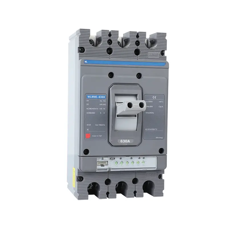 WLM8E-630H-3300 WLM8E Series electronic circuit breaker Molded Case Circuit Breaker 630a mccb low voltage circuit breaker