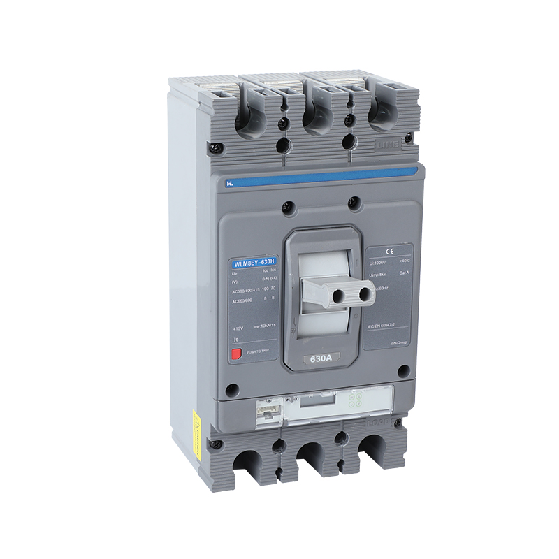 WLM8EY-630H-3300 630a mccb LCD circuit breaker 3p mccb molded case circuit breaker