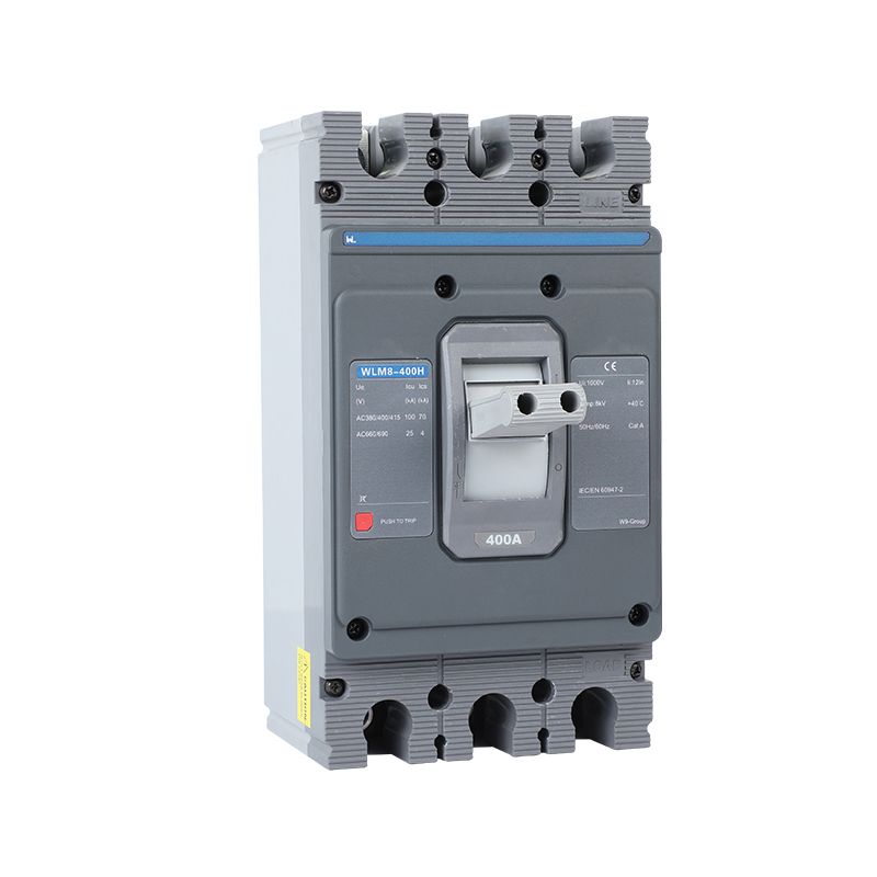 WLM8-400H-3300 WLM8-400-3300 3P  400A 400 amp circuit breaker thermal magnetic release mccb 3 poles circuit breaker