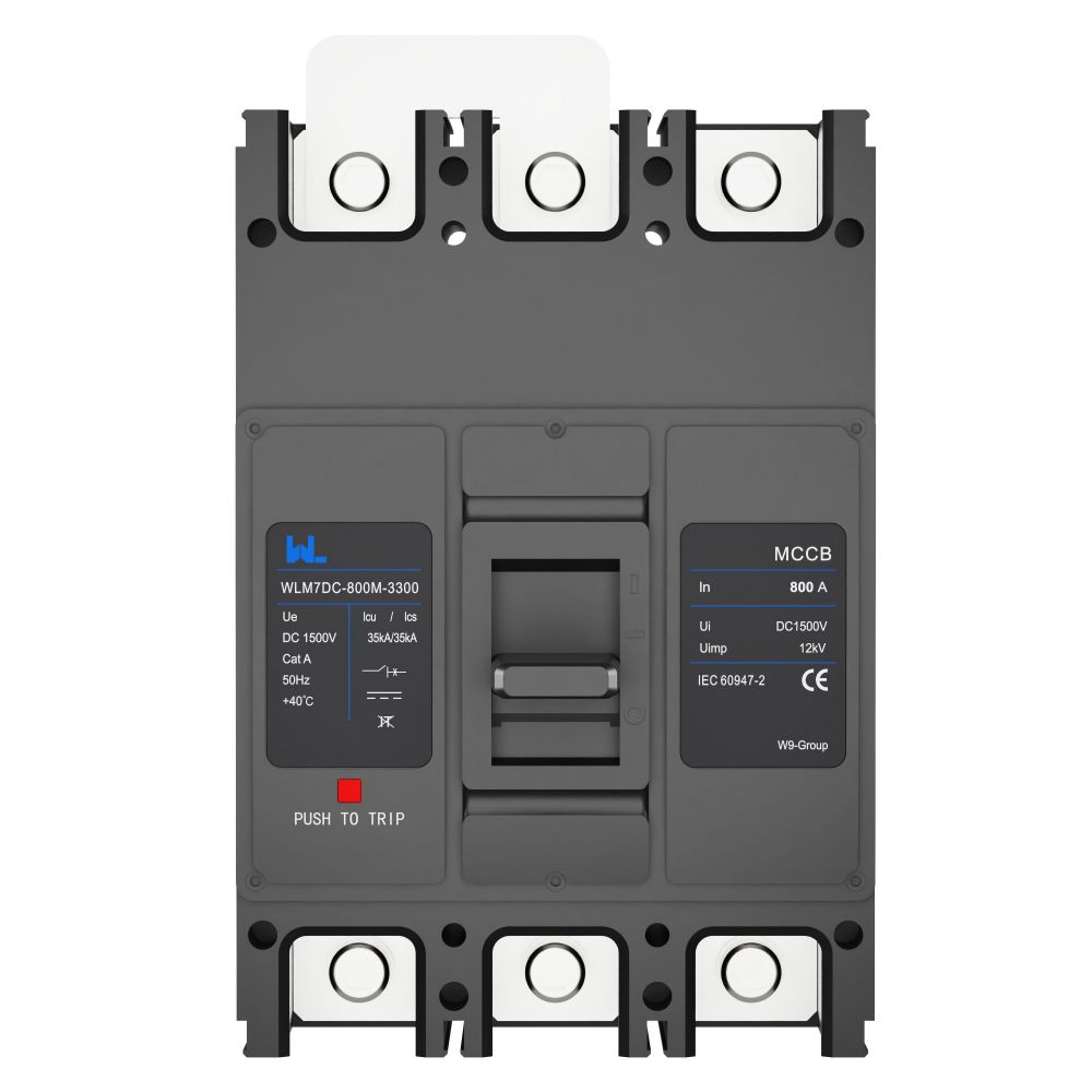 WLM7DC-800A-2300  2Poles   3Poles   WLM7DC Series 1500vdc Photovoltaic solar type Molded Case Circuit Breakers 250vdc/500vdc/750VDC/1000VDC/1500VDC 800A Photovoltaic DC circuit break