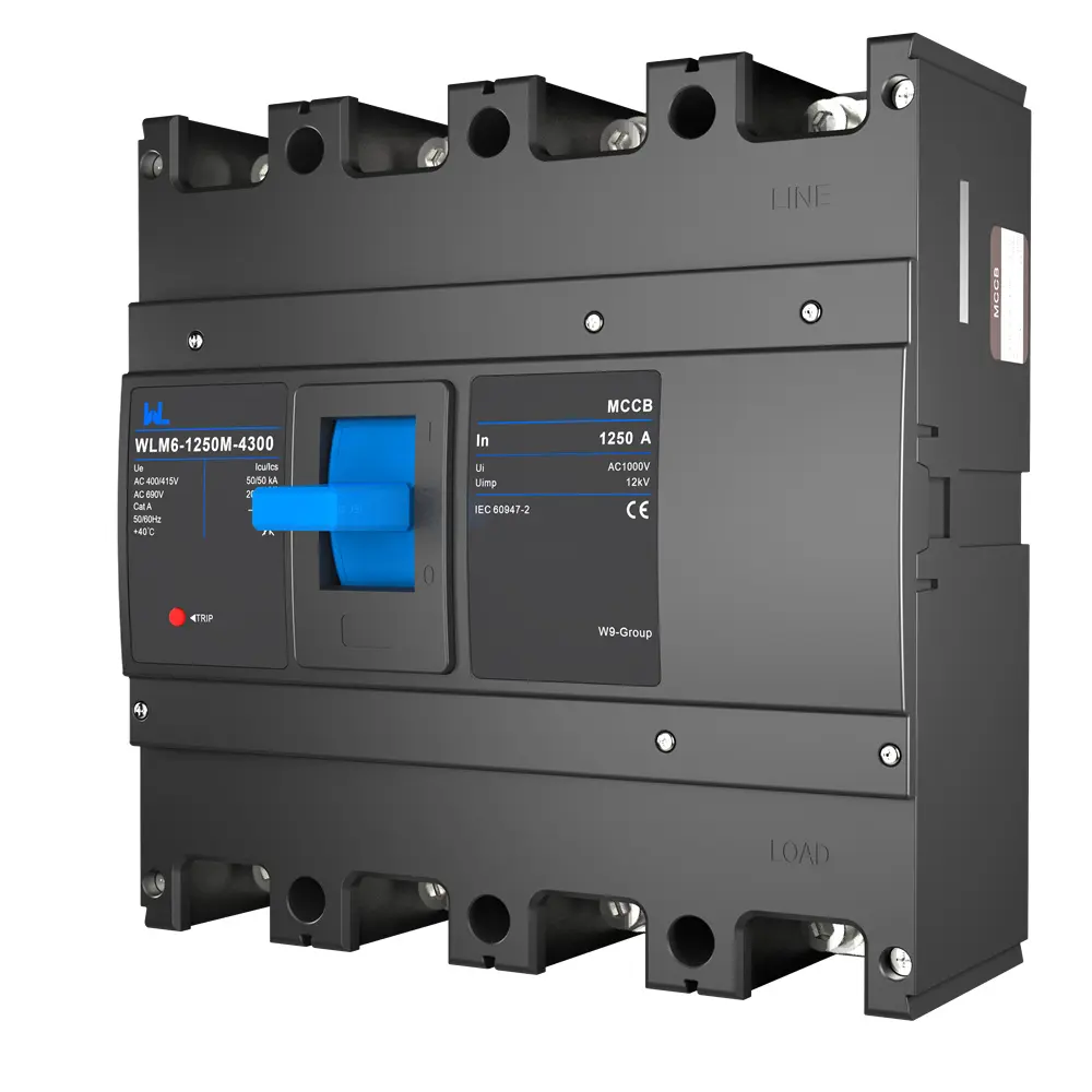 WLM6-1250A-3300 3P/4P  WLM6 Series  thermal magnetic type breaker 400V/690V 1250 amp 3/4 Poles