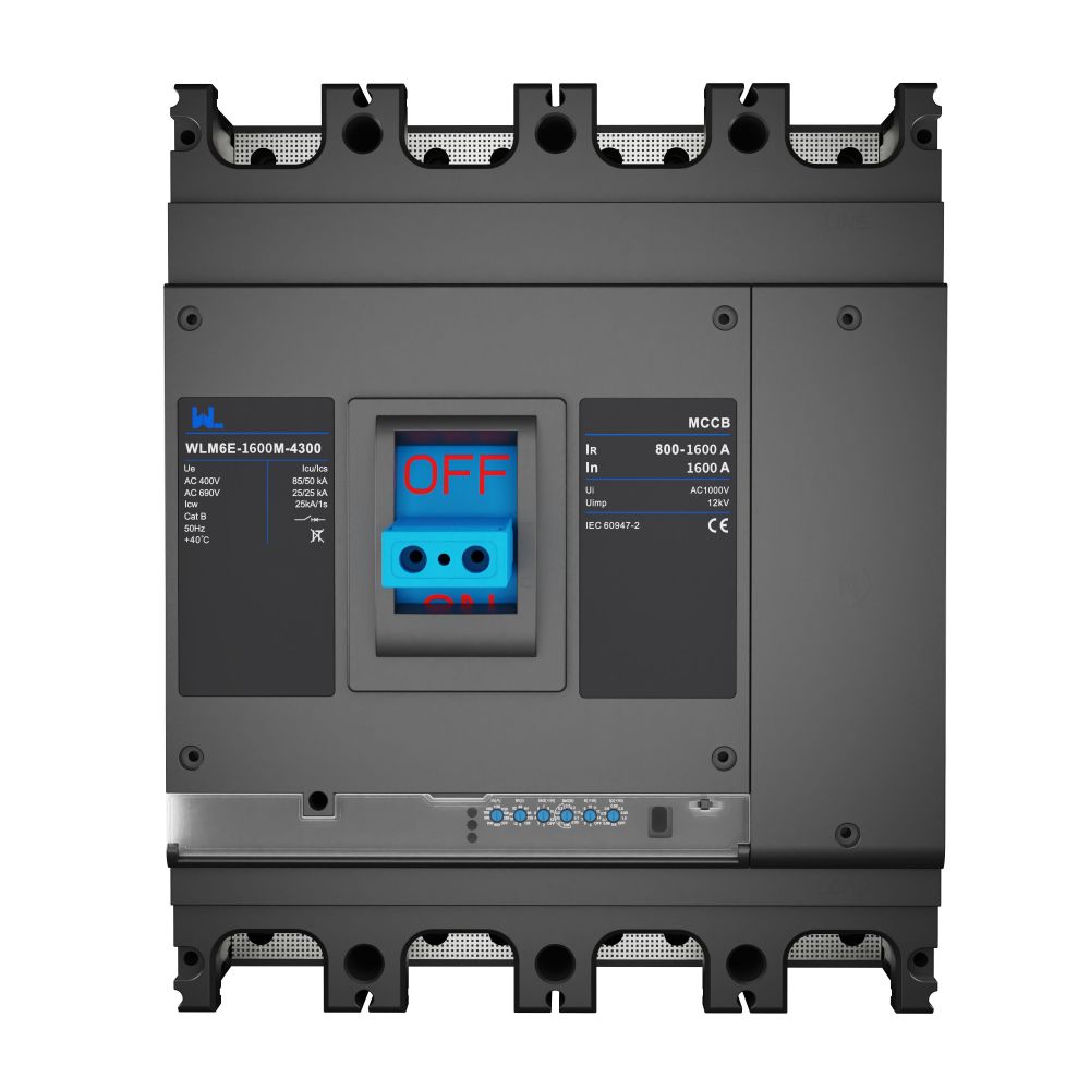MCCB circuit breaker WLM6E-1600-3300 3P/4P WLM6E Series MCCB 1600A electronic circuit breaker 400V/690V 3 Poles/4 Poles