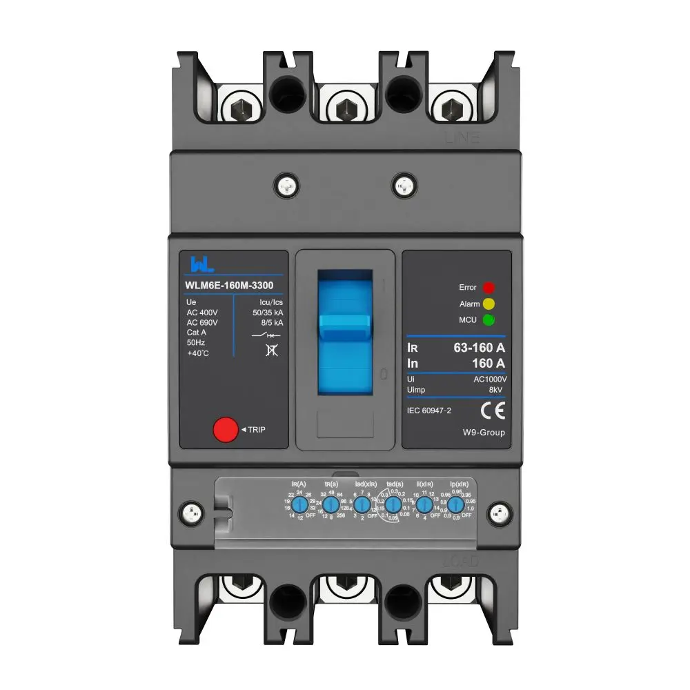 MCCB circuit breaker WLM6E-160A-3300 ...