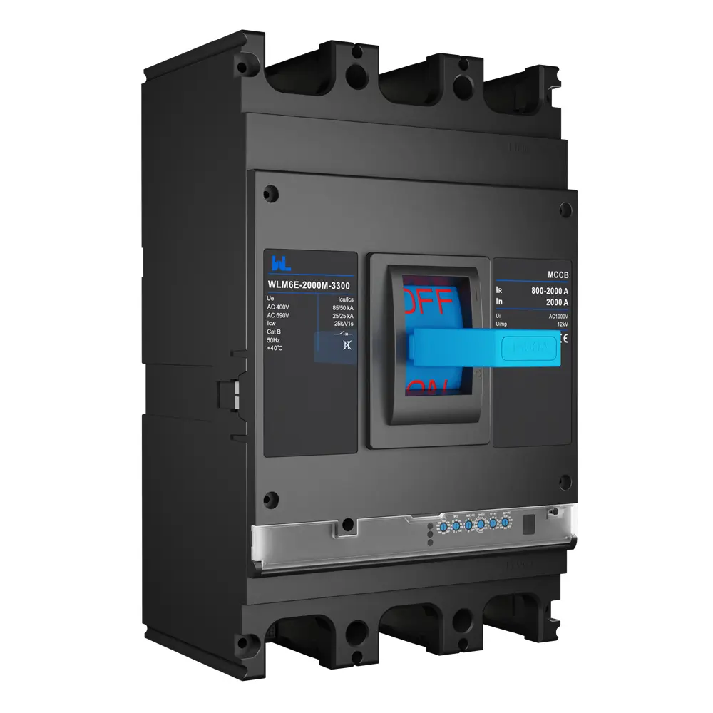MCCB circuit breaker WLM6E-2000A-3300 3P/4P WLM6E Series MCCB 2000A electronic circuit breaker 400V/690V 3 Poles/4 Poles