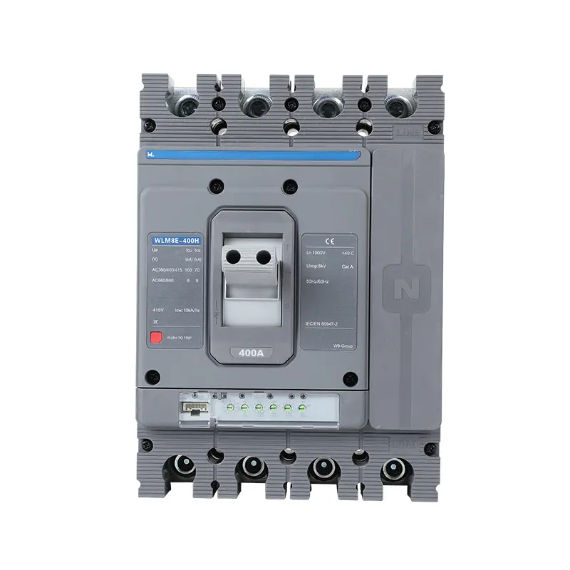 WLM8E-400H-4300 4 poles circuit breaker LSIG MCCB circuit breaker electric 400A MCCB