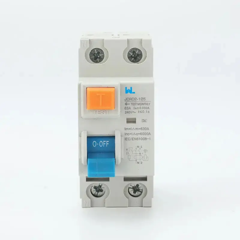 2 Pole RCD residual current circuit b...