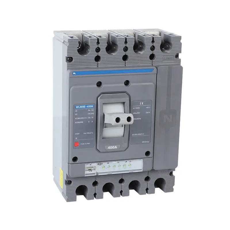 WLM8E-400H-4300 4 poles circuit breaker LSIG MCCB circuit breaker electric 400A MCCB