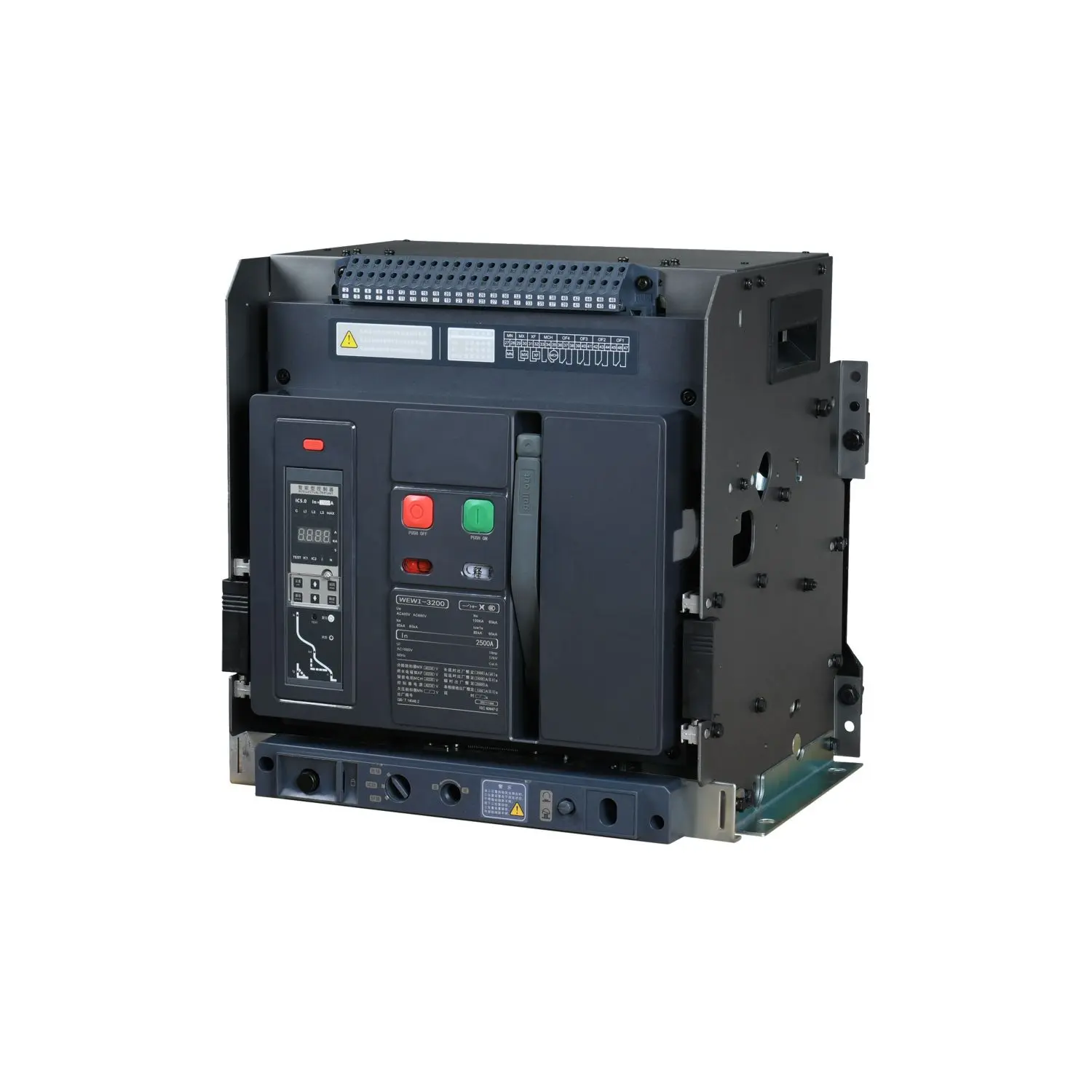 Air circuit breaker WEW1-3200  acb withdrawable type acb  fixed type 400VAC/690VAC  3200A 3/4p acb