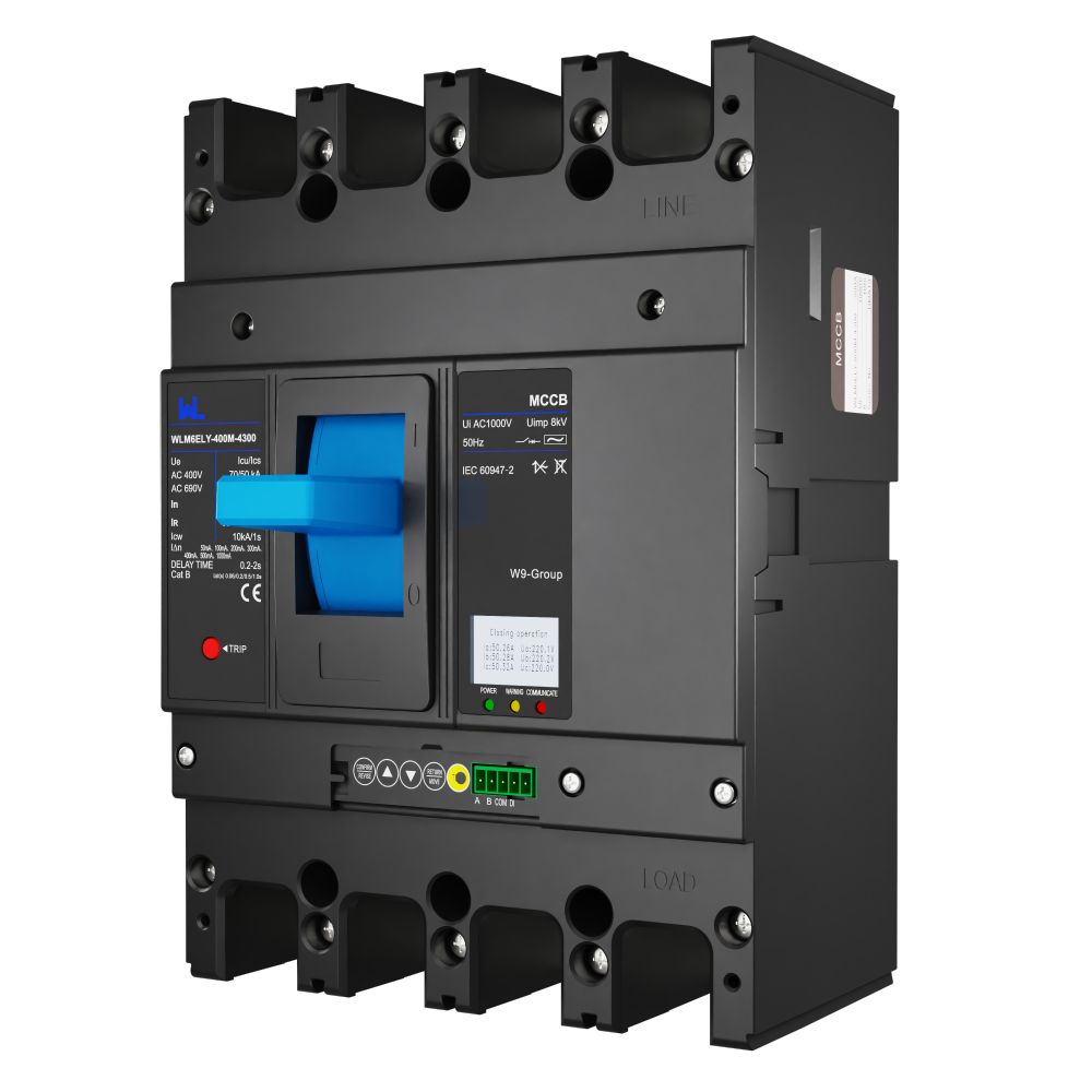 WLM6ELY-400A-4300 3P  WLM6E Series electronic circuit breaker lsig circuit breaker MCCB 400A 4 Poles