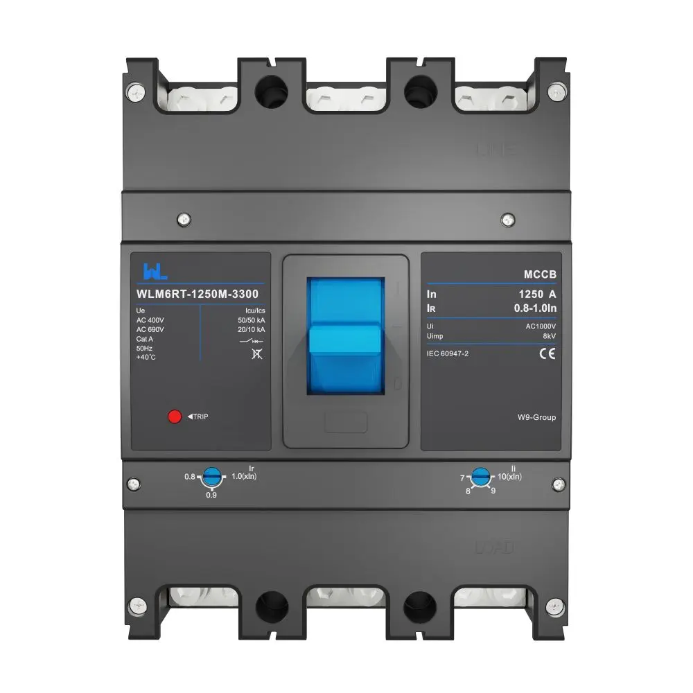 Adjustable mccb WLM6RT-1250A-3300 3P ...