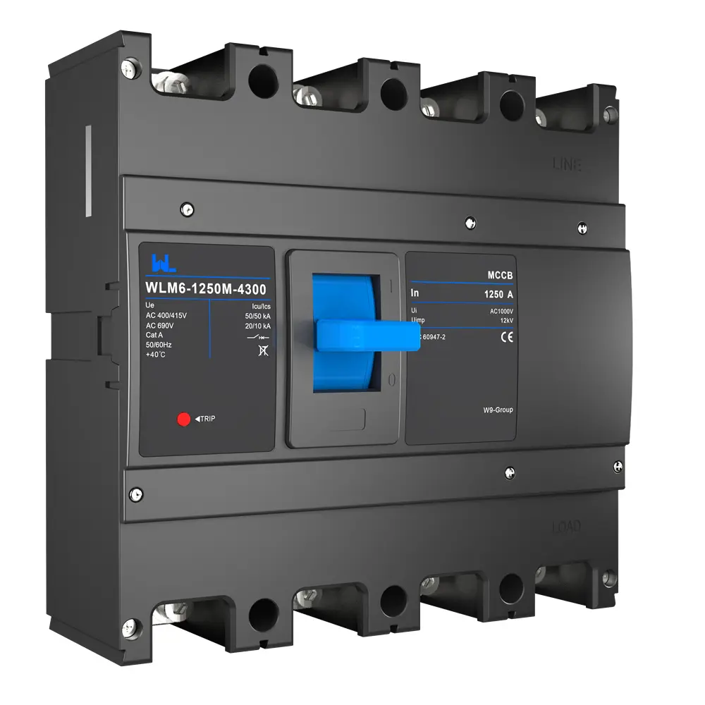 WLM6-1250A-3300 3P/4P  WLM6 Series  thermal magnetic type breaker 400V/690V 1250 amp 3/4 Poles