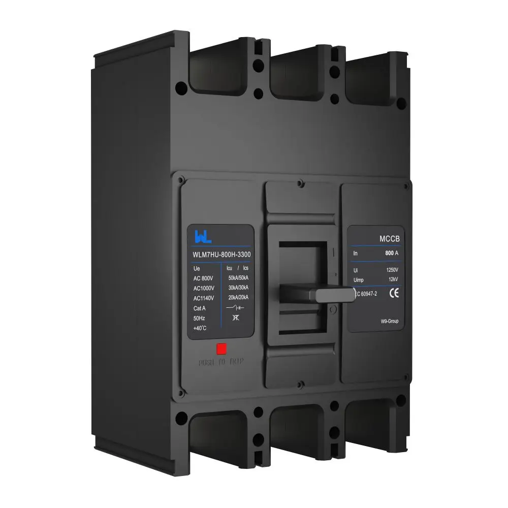 WLM7HU-800-3300 3P Photovoltaic solar type molded case circuit breaker 800VAC mccb /1000VAC/1140VAC 800A 3 Poles