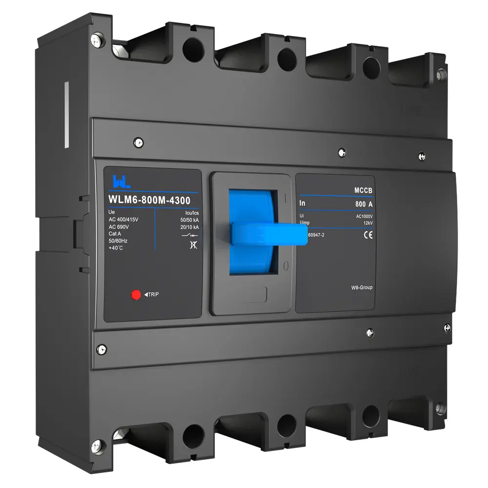 WLM6-800A-3300 3P/4P  WLM6 Series  thermal magnetic type breaker 400V/690V 800 amp 3/4 Poles