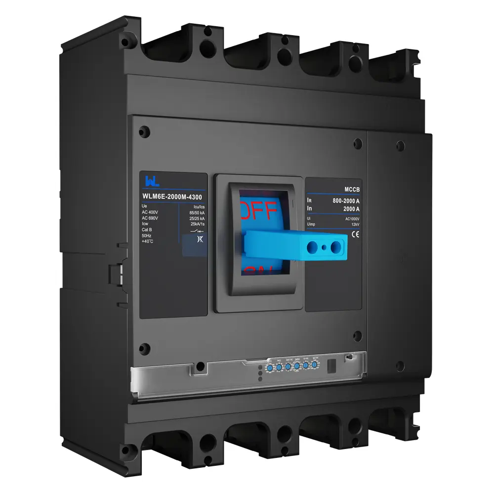 MCCB circuit breaker WLM6E-2000A-3300 3P/4P WLM6E Series MCCB 2000A electronic circuit breaker 400V/690V 3 Poles/4 Poles