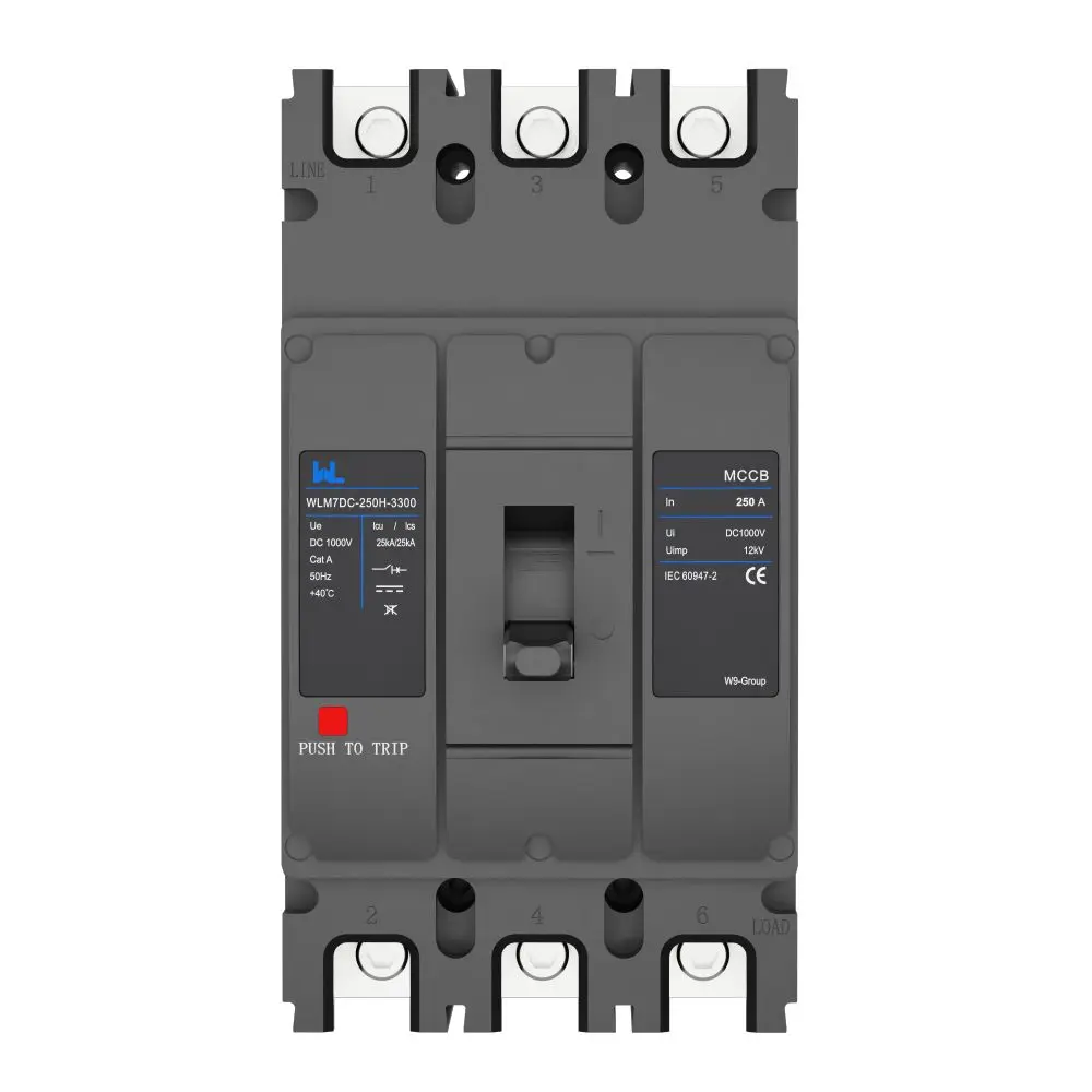 WLM7DC-250A-2300 2P 3P WLM7DC Series Photovoltaic solar type dc mccb