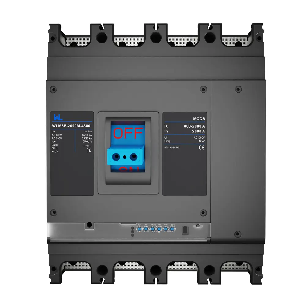 MCCB circuit breaker WLM6E-2000A-3300 3P/4P WLM6E Series MCCB 2000A electronic circuit breaker 400V/690V 3 Poles/4 Poles