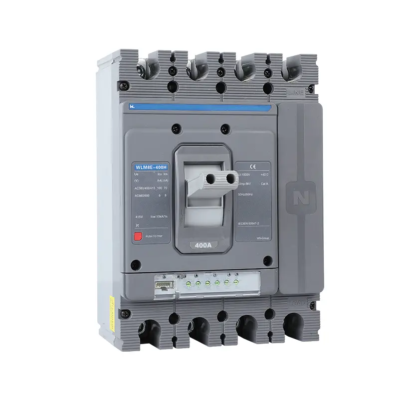 WLM8E-400H-4300 4 poles circuit breaker LSIG MCCB circuit breaker electric 400A MCCB