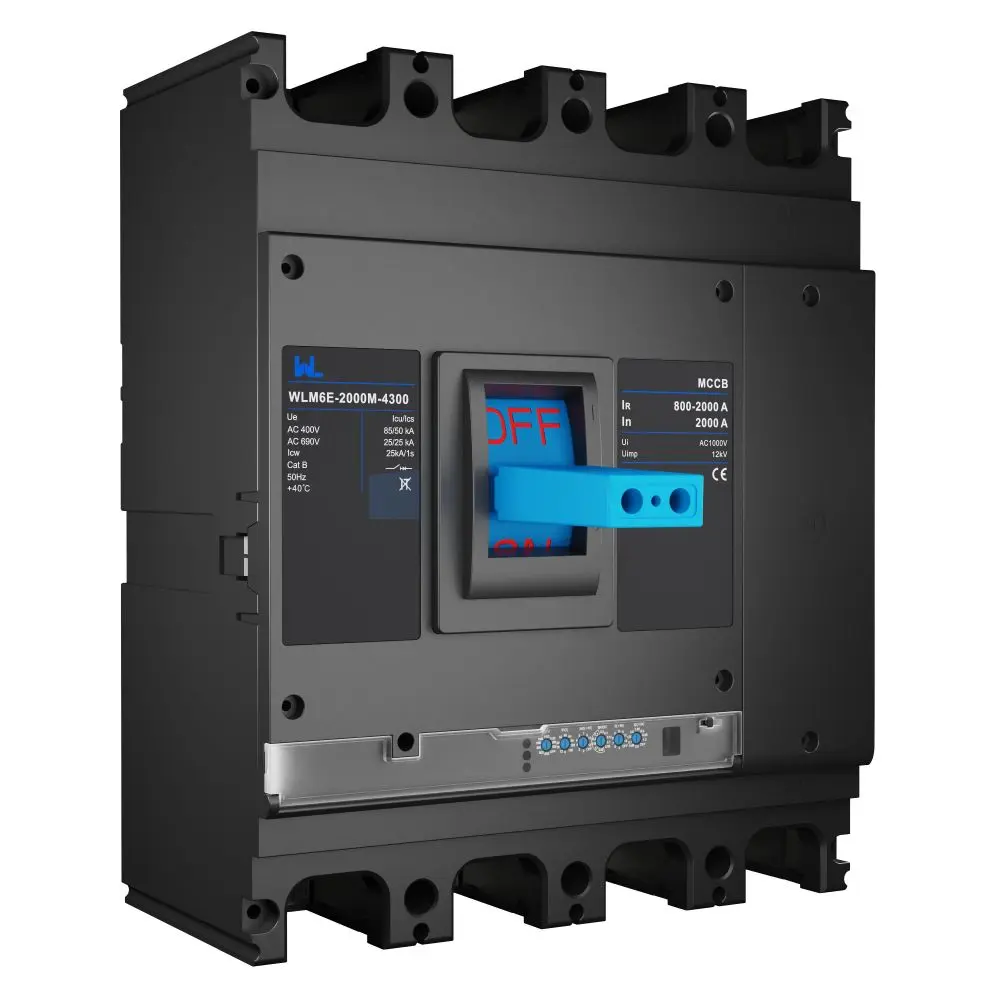 MCCB circuit breaker WLM6E-2000A-3300 3P/4P WLM6E Series MCCB 2000A electronic circuit breaker 400V/690V 3 Poles/4 Poles