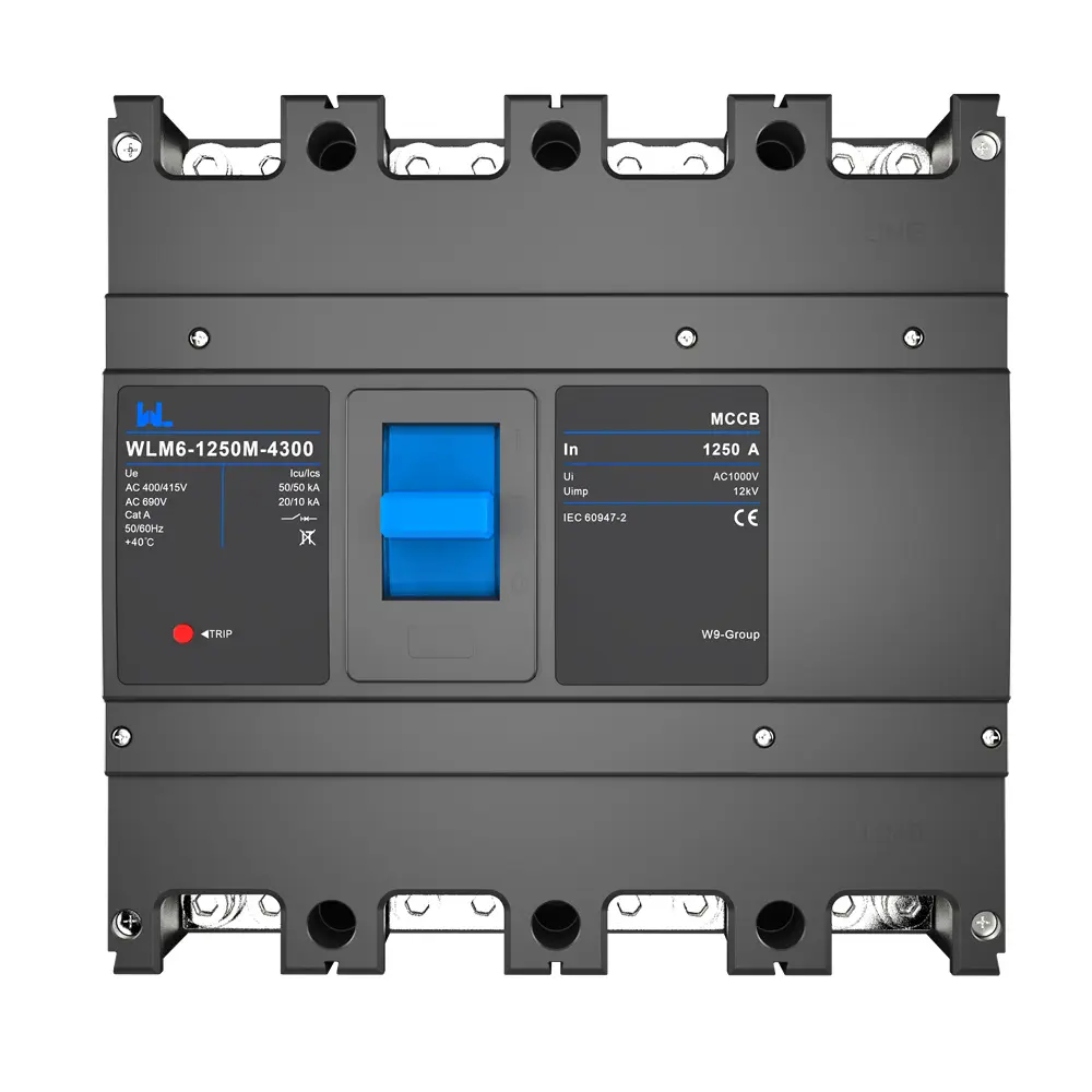 WLM6-1250A-3300 3P/4P  WLM6 Series  thermal magnetic type breaker 400V/690V 1250 amp 3/4 Poles