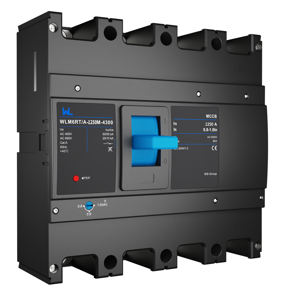 Adjustable mccb WLM6RT-1250A-3300 3P  WLM6RT Series  Moulded Case Circuit Breaker400V/690V mccb 800A 3 Poles