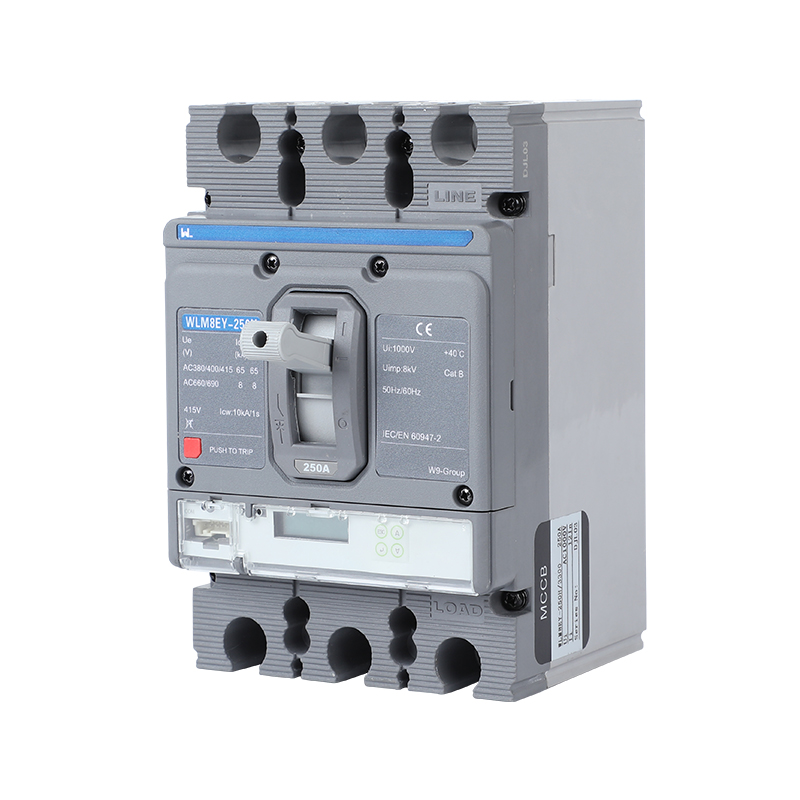 WLM8EY-250H-3300 250 amp breaker 3 poles circuit breaker LCD ELECTRONIC TYPE MCCB