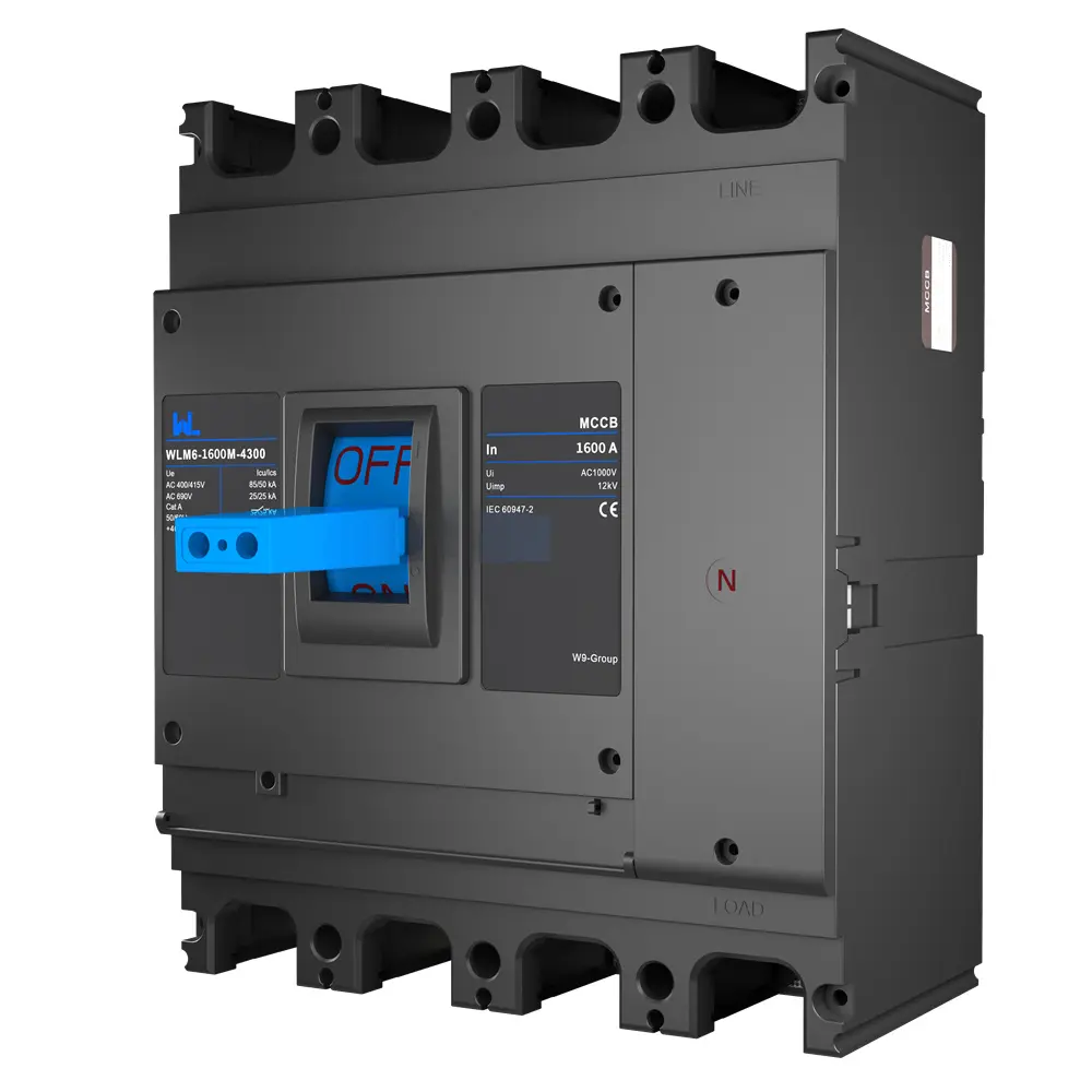 WLM6-1600A-3300 3P/4P  WLM6 Series  thermal magnetic type breaker 400V/690V 1600 amp 3/4 Poles